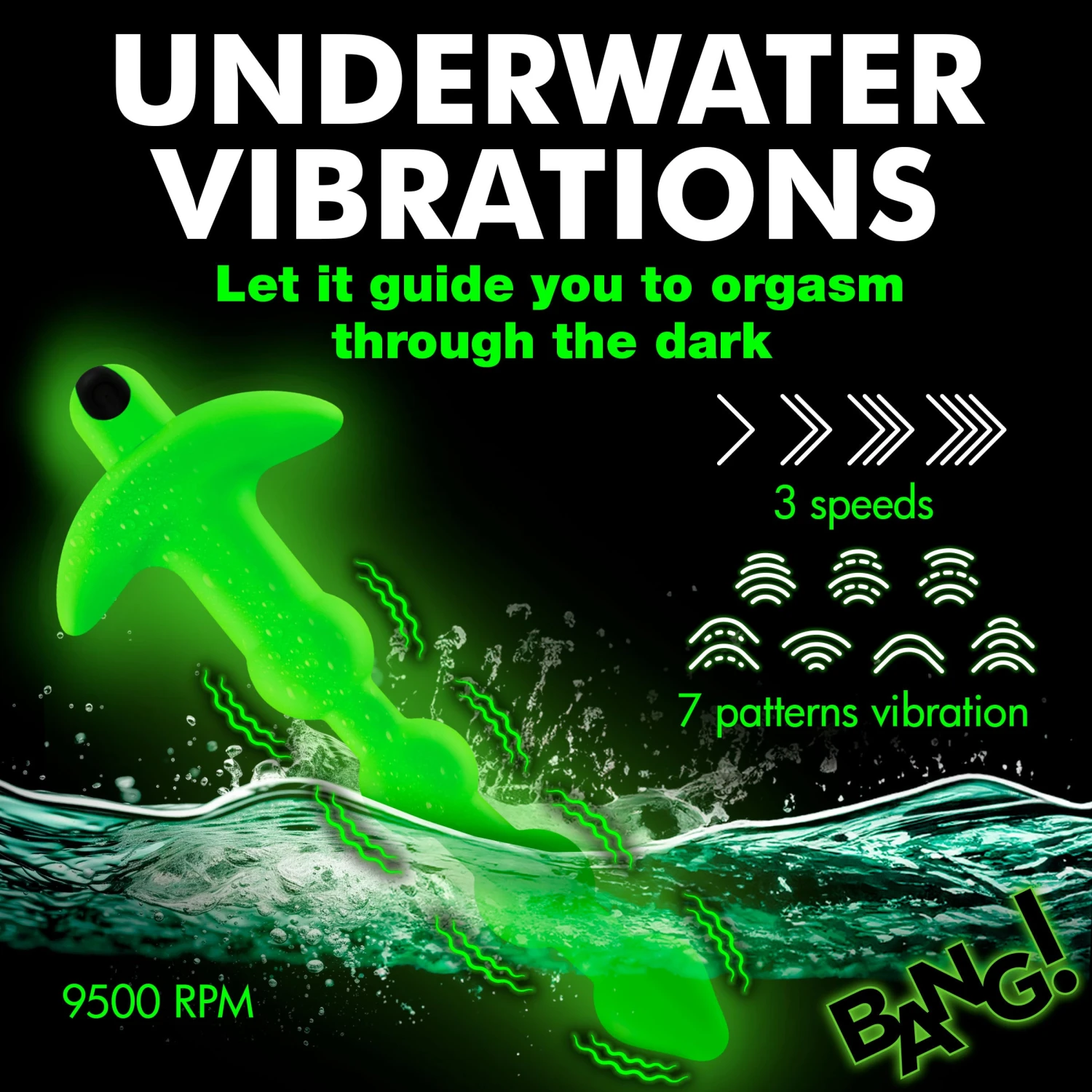 Glow-in-the-Dark Silicone Anal Beads 3 Glow-in-the-Dark Silicone Anal Beads - Image 3
