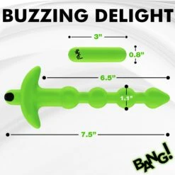 Glow-in-the-Dark Silicone Anal Beads 11 Glow-in-the-Dark Silicone Anal Beads -Boyz Shop AH461 03