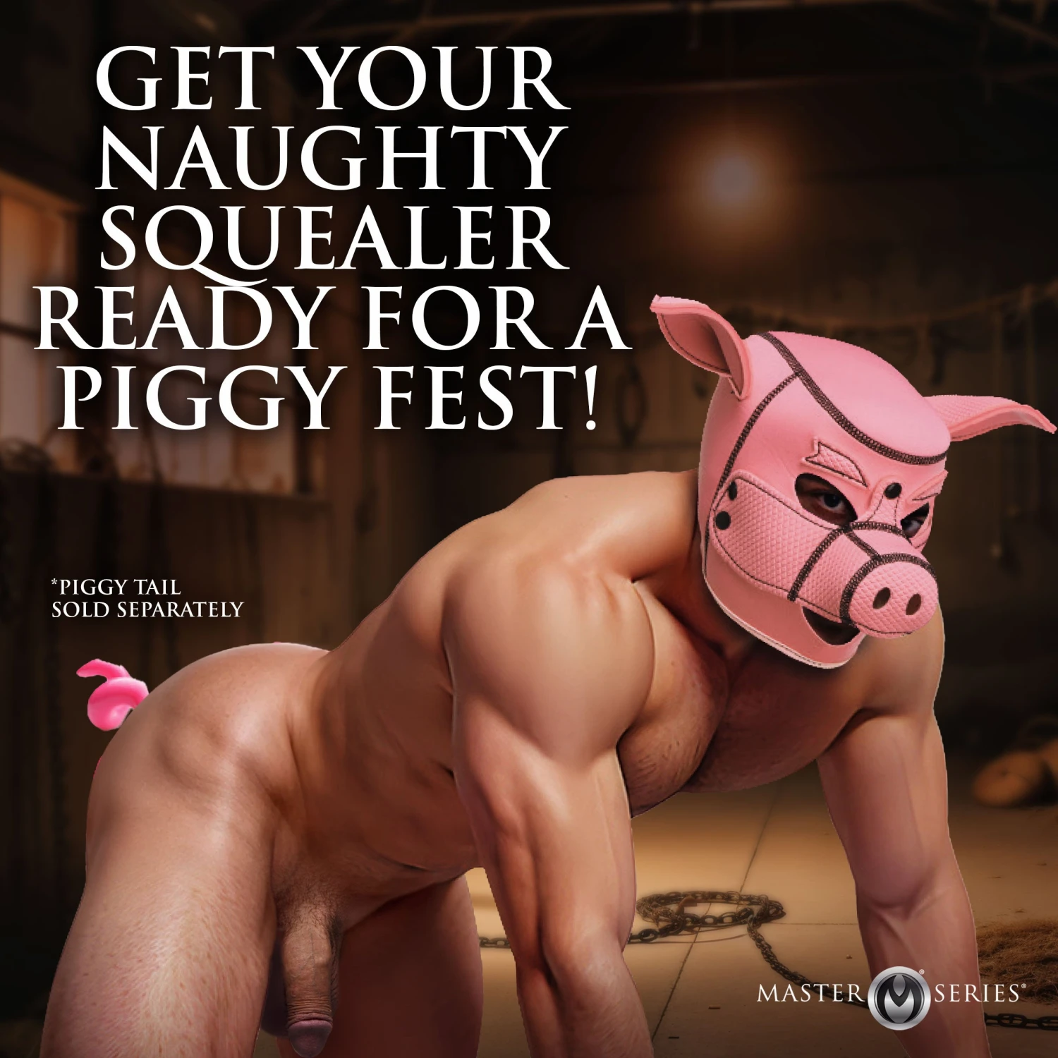 Master Series Swine Pig Neoprene Hood 2 Master Series Swine Pig Neoprene Hood - Image 2