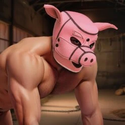 Master Series Swine Pig Neoprene Hood