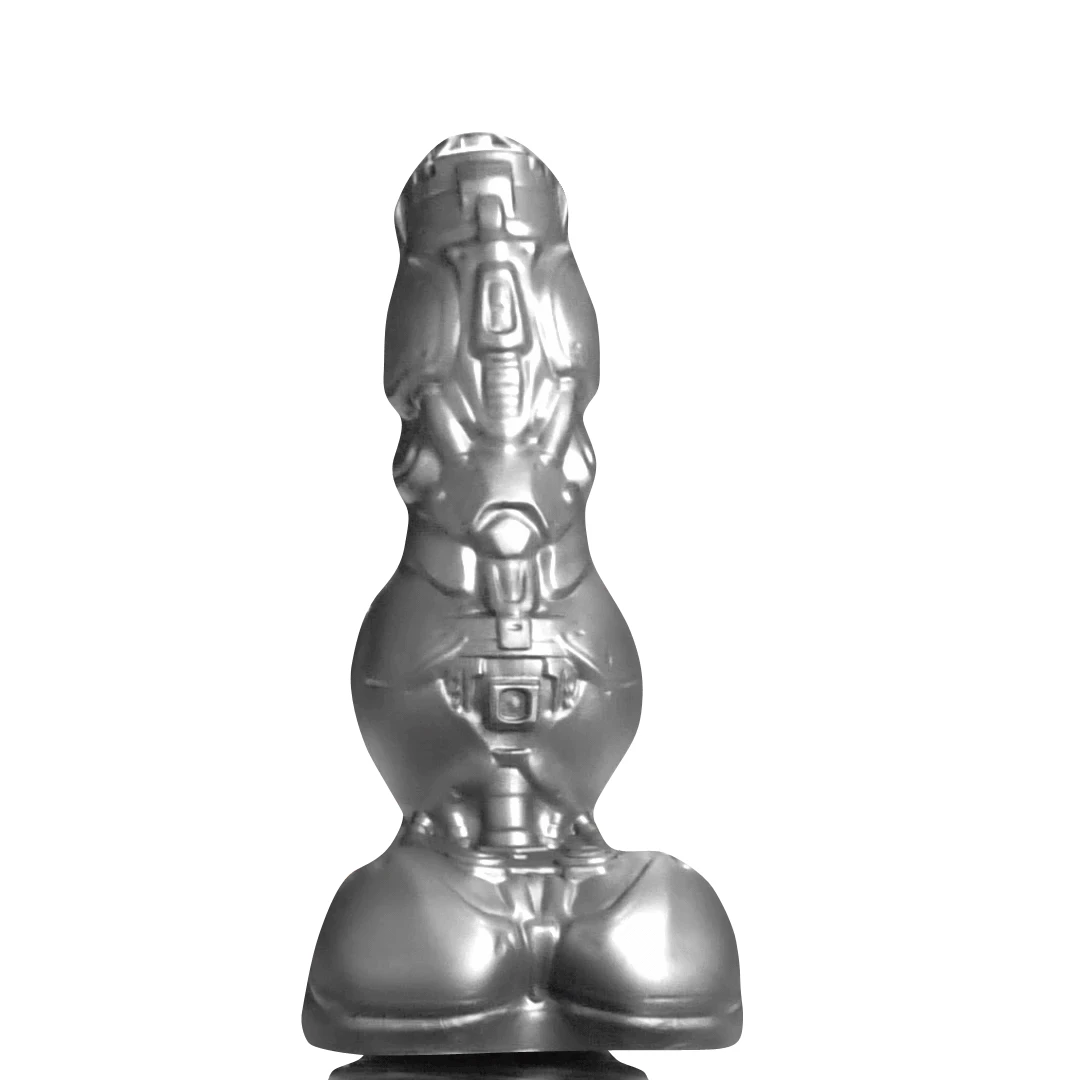 Cyborg Cock Thrusting & Vibrating Silicone Dildo 2 Cyborg Cock Thrusting & Vibrating Silicone Dildo - Image 2