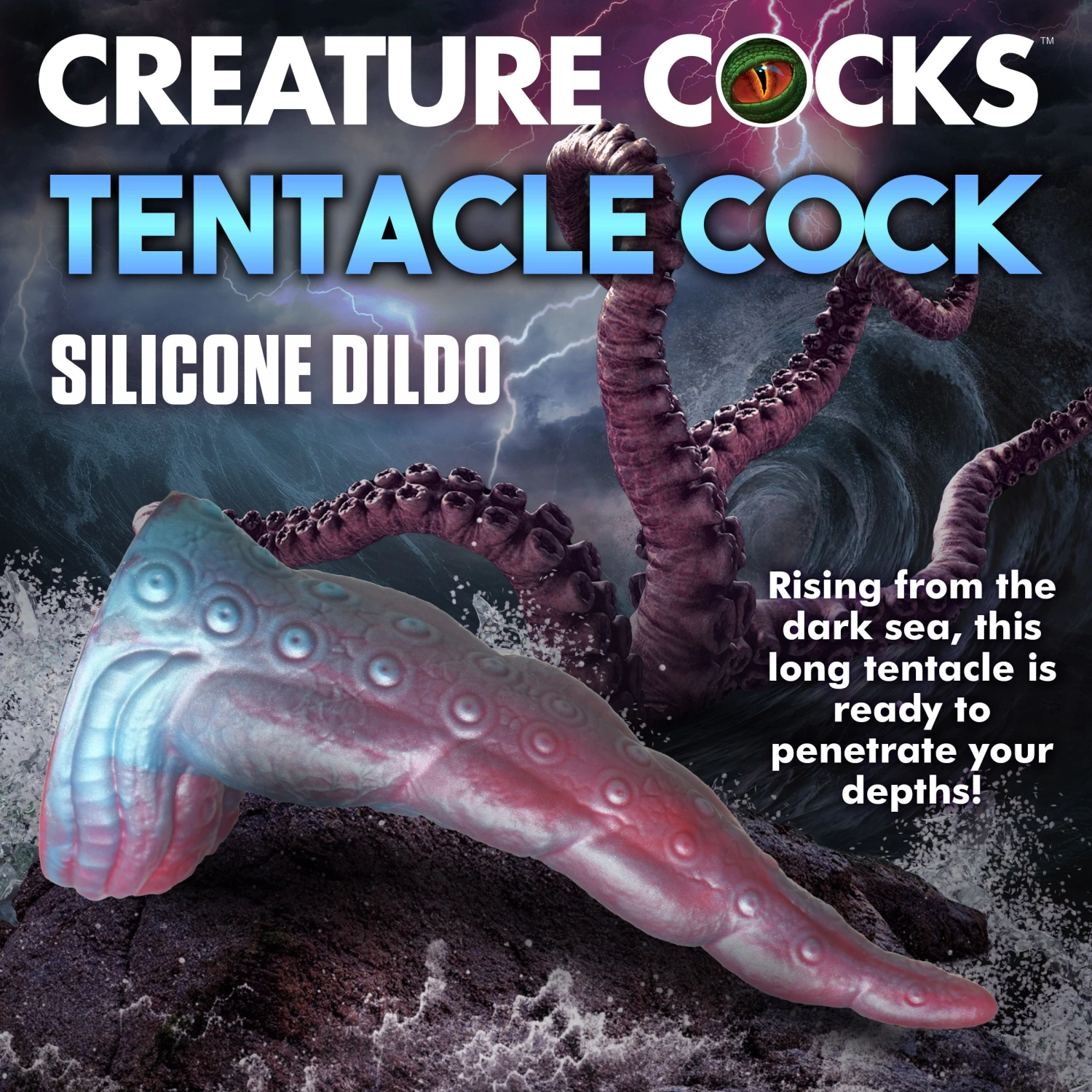 Tentacle Cock Silicone Dildo 2 Tentacle Cock Silicone Dildo - Image 2