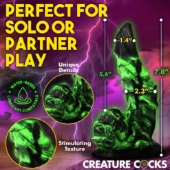 Glowzilla Glow-In-The-Dark Silicone Dildo -Boyz Shop AH491 03