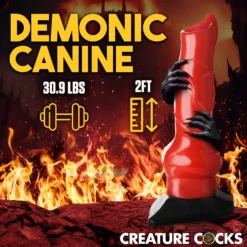 Giant Hell-Hound Canine 2ft Dildo -Boyz Shop AH511 02