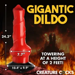 Giant Hell-Hound Canine 2ft Dildo -Boyz Shop AH511 04