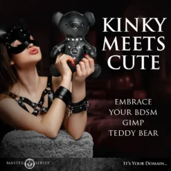 Master Series Gimp Teddy Bear 13 Master Series Gimp Teddy Bear -Boyz Shop AH521 Black 06