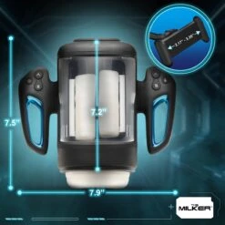 Cyber Milker Stroking & Vibrating Masturbator -Boyz Shop AH534 04