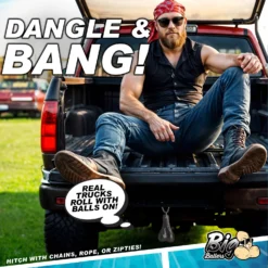 Truck Nuts 10 Truck Nuts -Boyz Shop AH536 Black 03