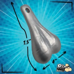 Truck Nuts 15 Truck Nuts -Boyz Shop AH536 Silver 04