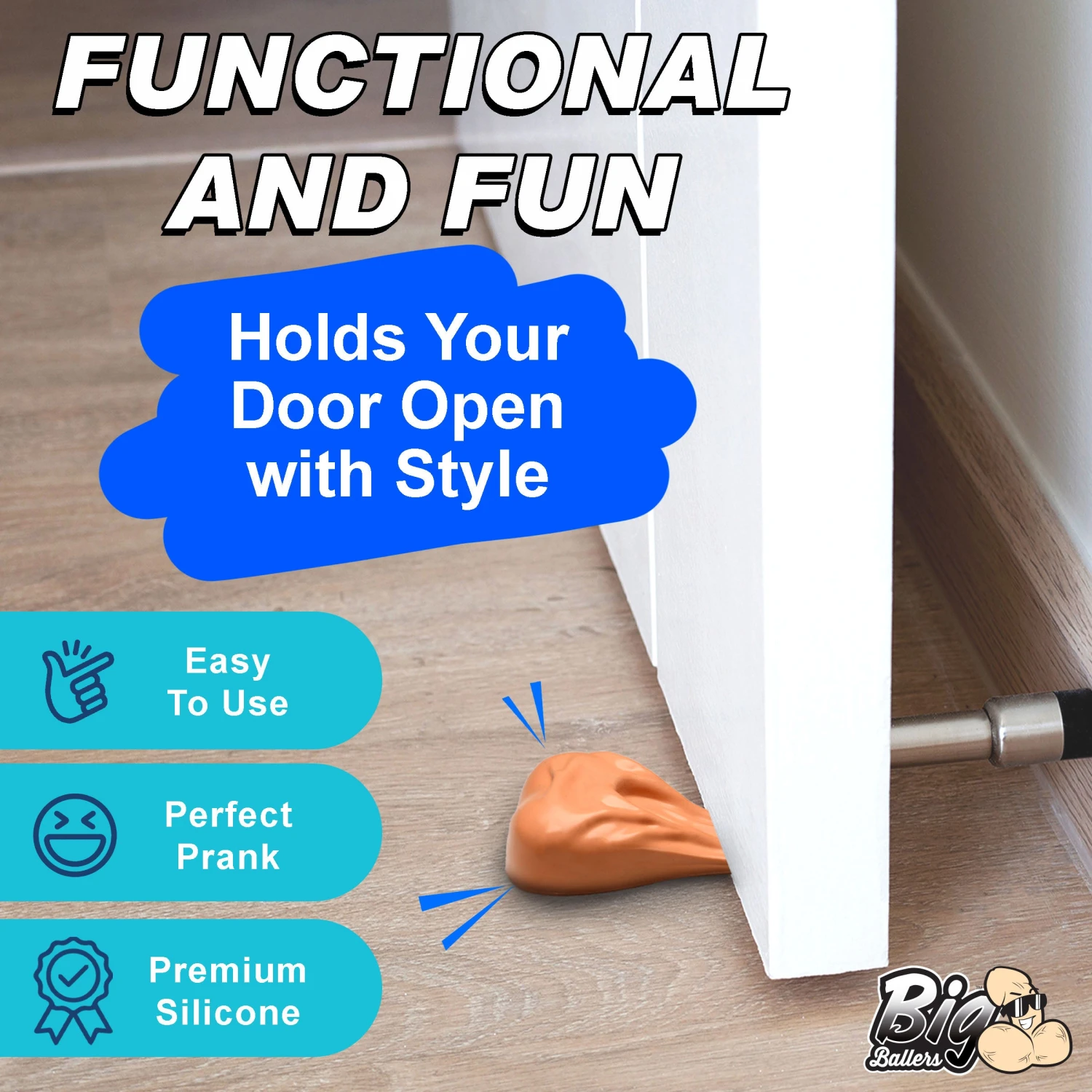 Big Balls Door Stop 2 Big Balls Door Stop - Image 2