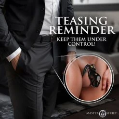 Master Series Hard Stop Chastity Cage 9 Master Series Hard Stop Chastity Cage -Boyz Shop AH567 03 X