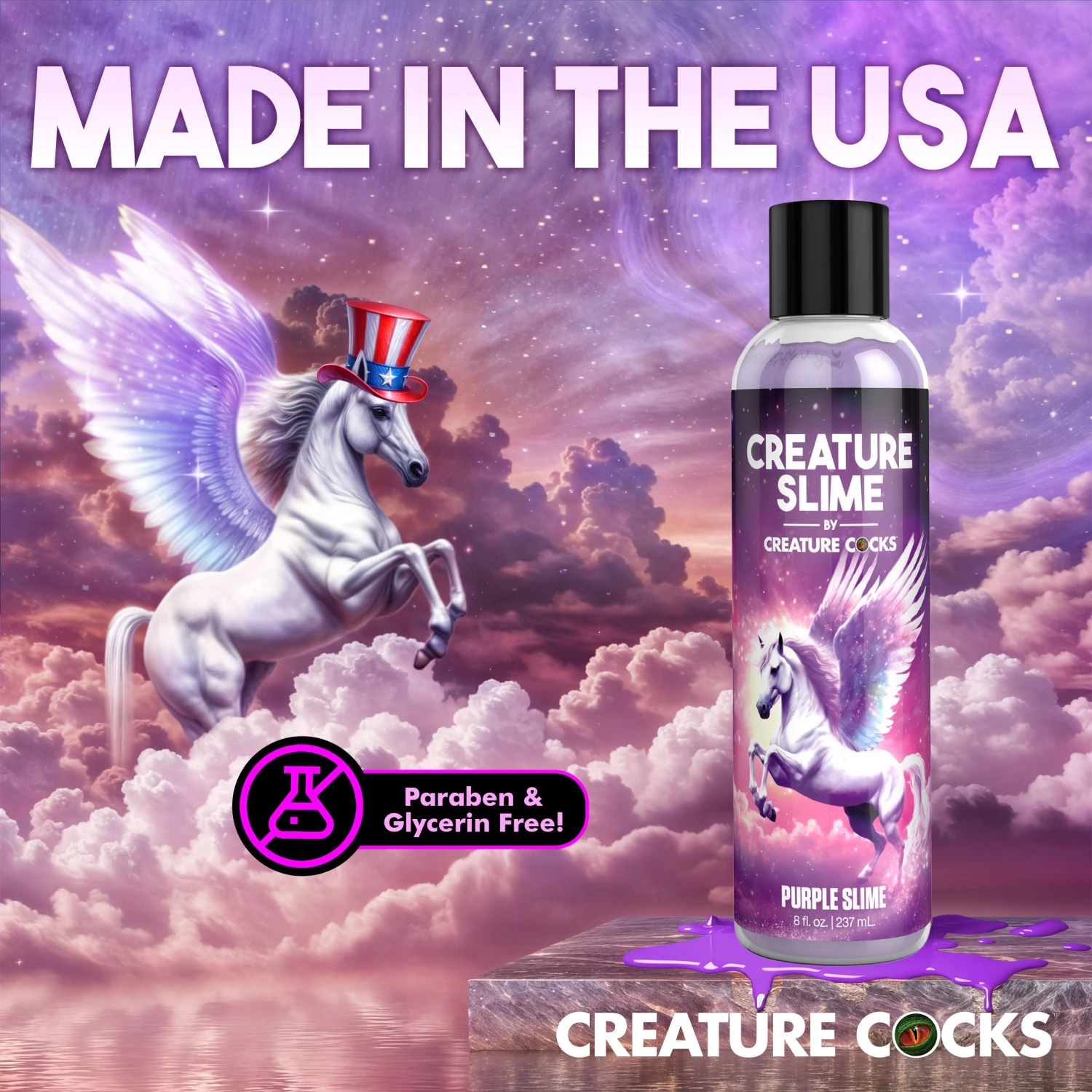 Purple Creature Slime Water-Based Lubricant 5 Purple Creature Slime Water-Based Lubricant - Image 5