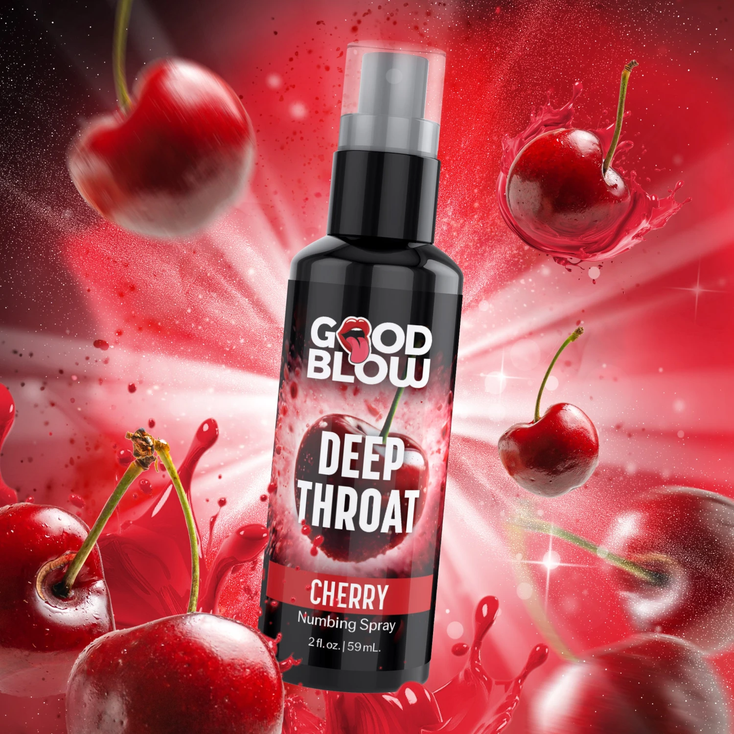 Deep Throat Cherry Numbing Spray 1 Deep Throat Cherry Numbing Spray