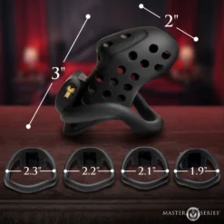 Master Series The Lock Down Chastity Cage -Boyz Shop AH599 03