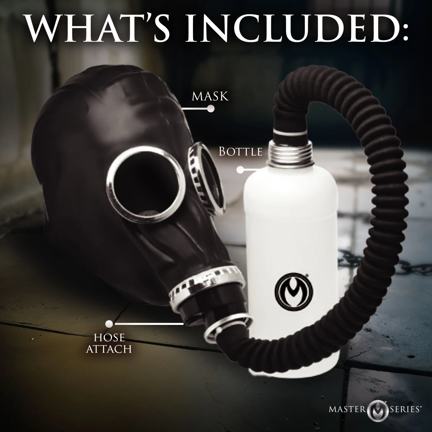Master Series Dark Inhaler Gas Mask With Bottle 5 Master Series Dark Inhaler Gas Mask With Bottle - Image 5