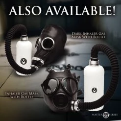Master Series Dark Inhaler Gas Mask With Bottle 11 Master Series Dark Inhaler Gas Mask With Bottle -Boyz Shop AH600 06