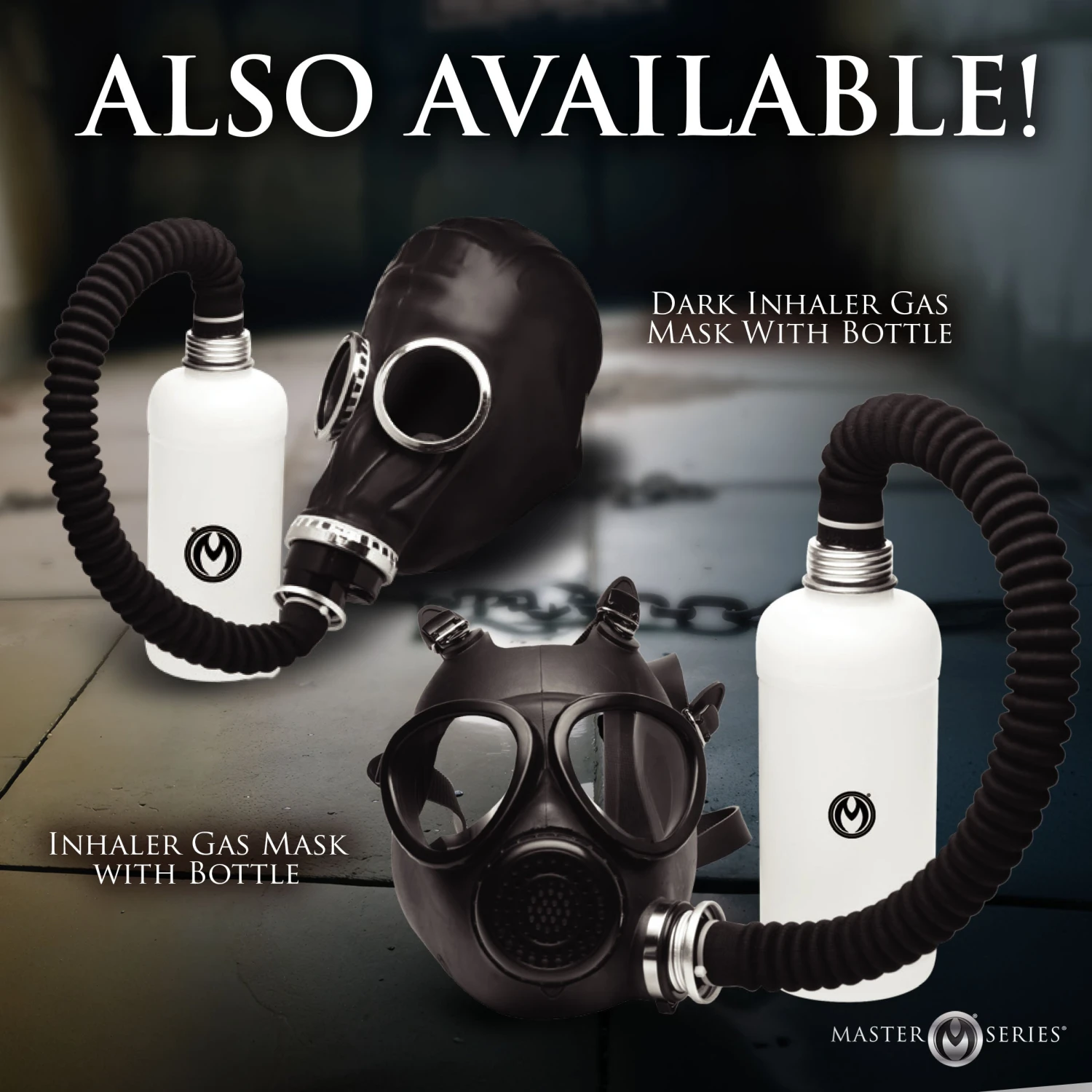 Master Series Dark Inhaler Gas Mask With Bottle 6 Master Series Dark Inhaler Gas Mask With Bottle - Image 6
