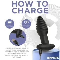 Model-E Vibrating Rimming Plug W/ Remote Control 11 Model-E Vibrating Rimming Plug W/ Remote Control -Boyz Shop AH602 06