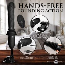 Ultimate Power Pounder Vibrating & Thrusting Silicone Dildo W/ Remote 8 Ultimate Power Pounder Vibrating & Thrusting Silicone Dildo W/ Remote -Boyz Shop AH606 01 cc813fbb 0b6e 4238 9897 382c9d76792a