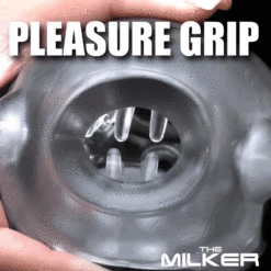Pleasure Grip Sucking & Vibrating Masturbator -Boyz Shop AH608 Gif 3