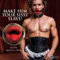 Master Series Vibrating Sissy Mouth Gag -Boyz Shop AH611 M 01