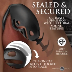 Master Series Captor Chastity Cage -Boyz Shop AH622 02