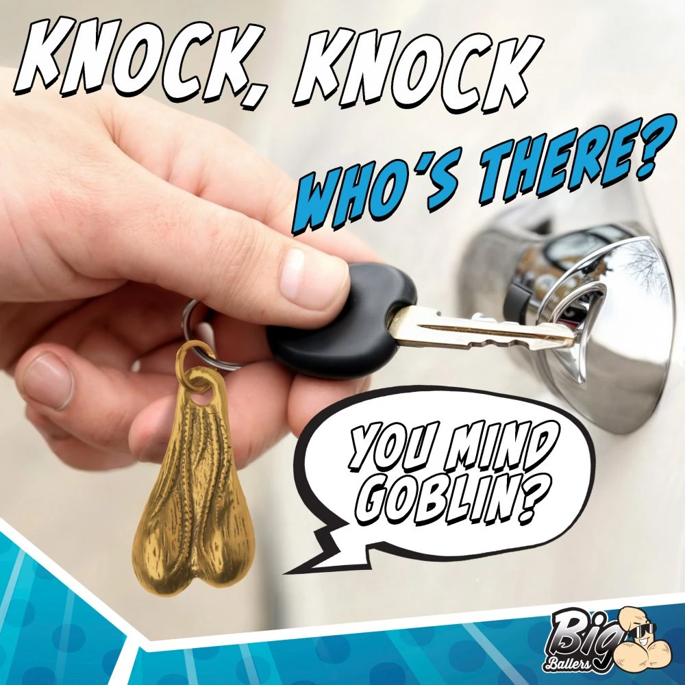Big Ballers Brass Nuts Keychain 3 Big Ballers Brass Nuts Keychain - Image 3