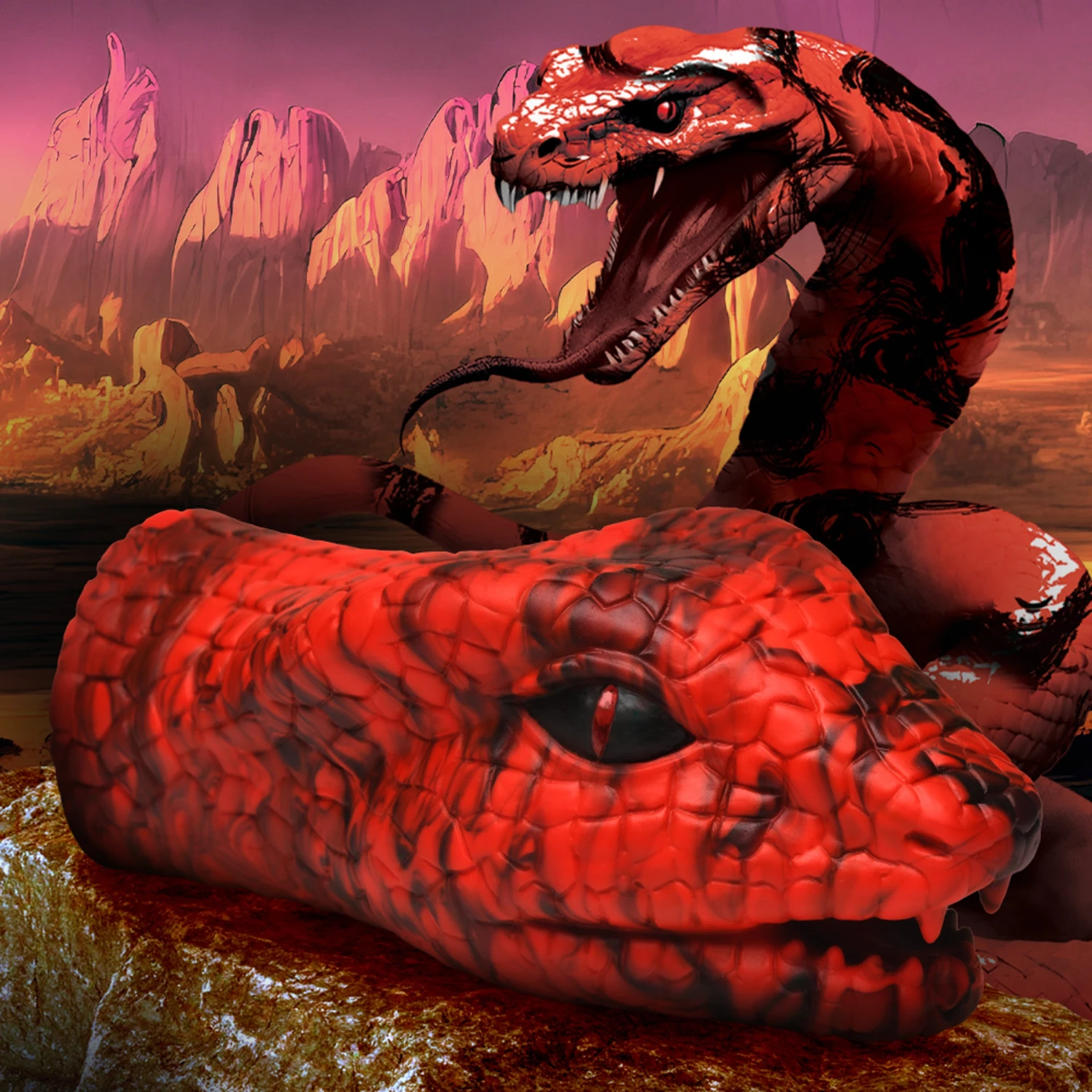 Serpentine Stroker Silicone Masturbator 2 Serpentine Stroker Silicone Masturbator - Image 2