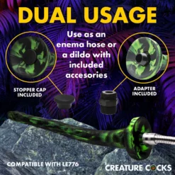 Spitting Serpent Silicone Enema Snake 9 Spitting Serpent Silicone Enema Snake -Boyz Shop AH634 03