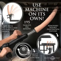 Master Series Enforcer Chair With Sex Machine 12 Master Series Enforcer Chair With Sex Machine -Boyz Shop AH645 03