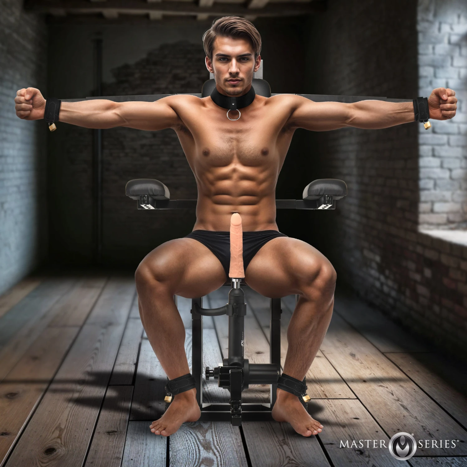 Master Series Enforcer Chair With Sex Machine 1 Master Series Enforcer Chair With Sex Machine