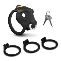 Master Series Bull Chastity Cage 10 Master Series Bull Chastity Cage -Boyz Shop AH664 Black AMZN MAIN