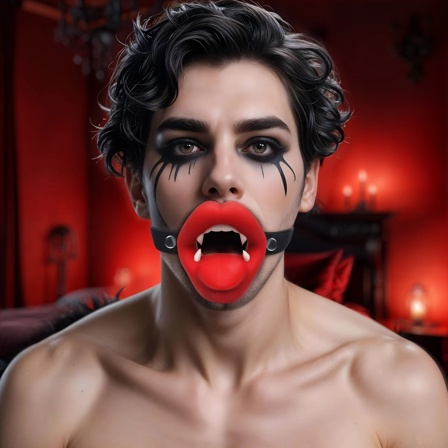 Master Series Vampire Vibrating Mouth Gag 5 Master Series Vampire Vibrating Mouth Gag - Image 5