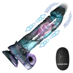 Astro-Thrust Thrusting & Vibrating Silicone Dildo -Boyz Shop AH686 AMZN MAIN