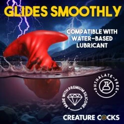 Dragonspawn Silicone Butt Plug 9 Dragonspawn Silicone Butt Plug -Boyz Shop AH695 L 03