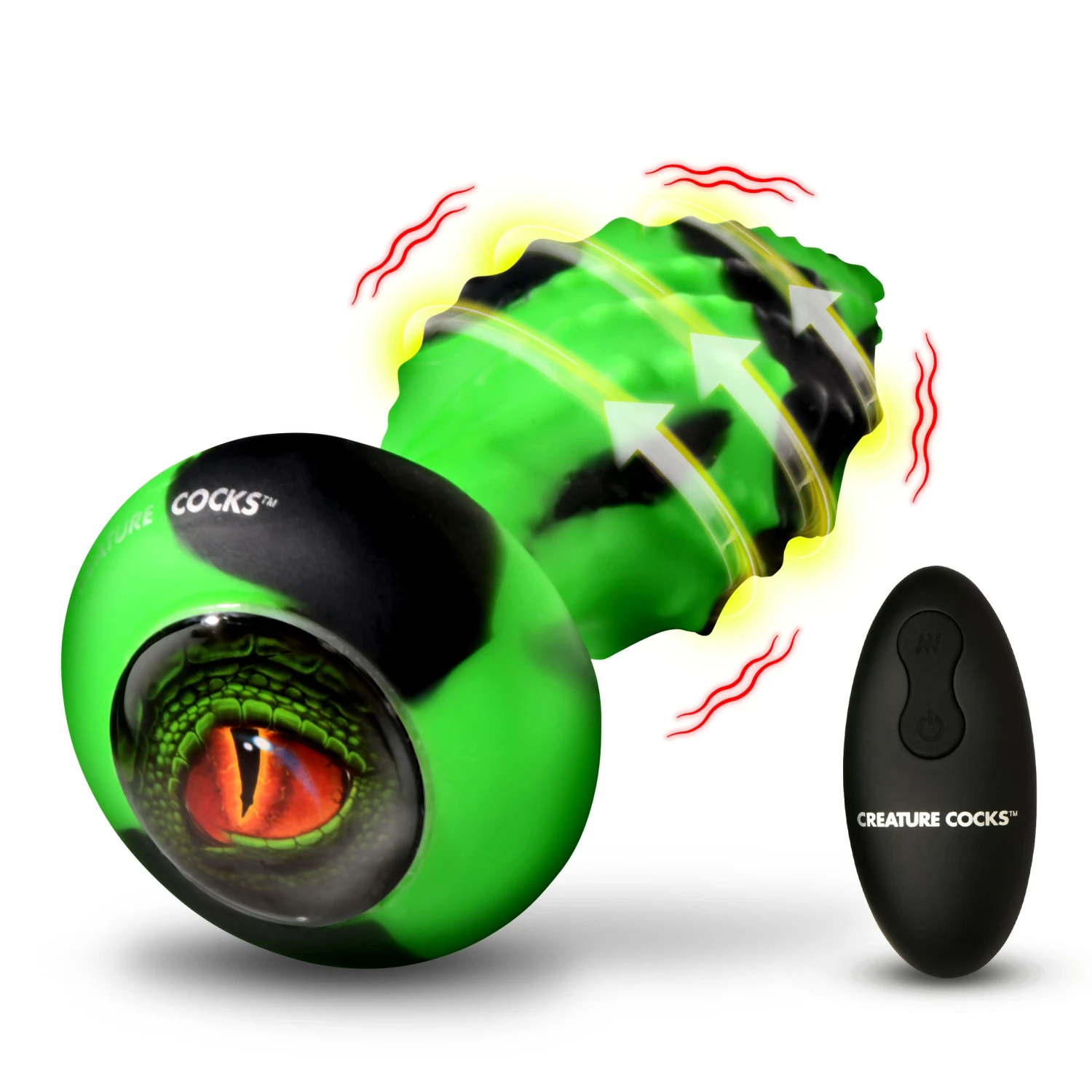 Eye Of The Spawn Vibrating & Squirming Silicone Butt Plug 6 Eye Of The Spawn Vibrating & Squirming Silicone Butt Plug - Image 6