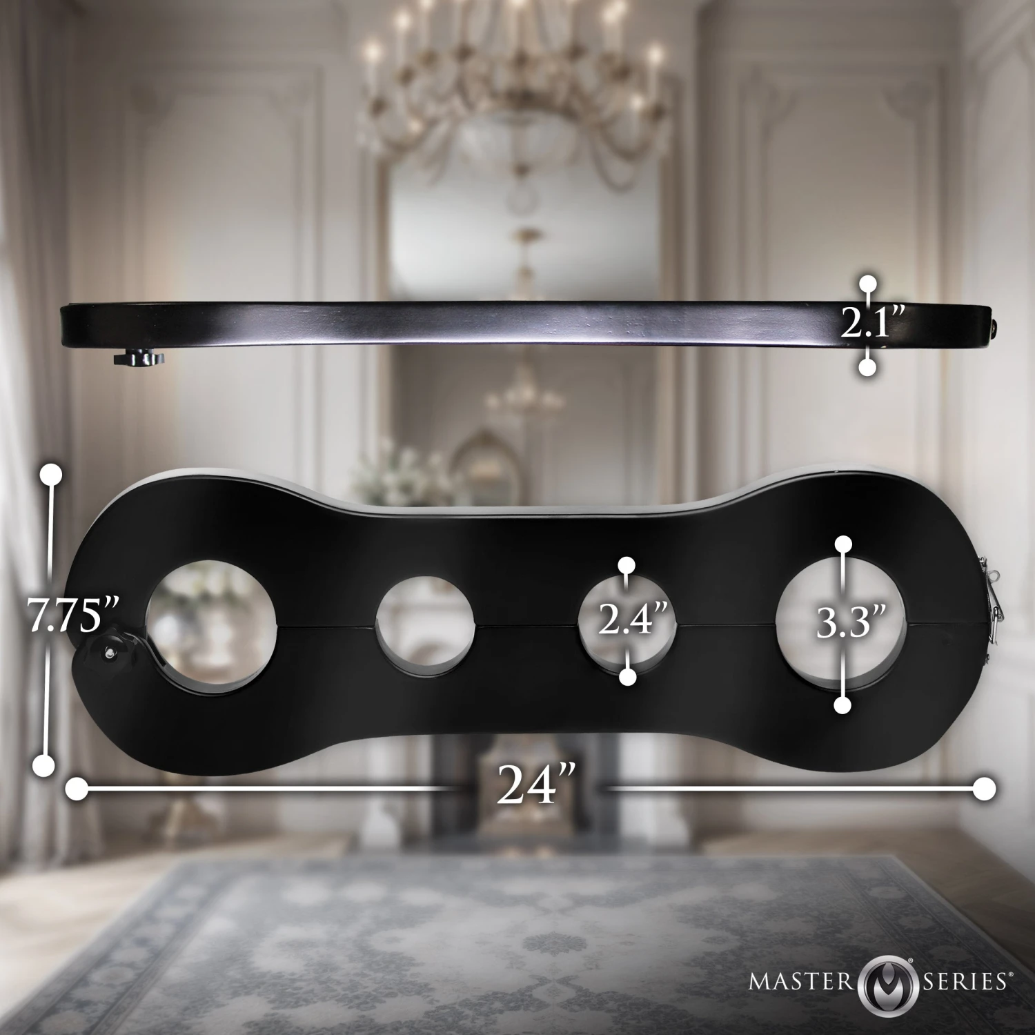 Master Series Trapped Wrist & Ankle Stocks 4 Master Series Trapped Wrist & Ankle Stocks - Image 4