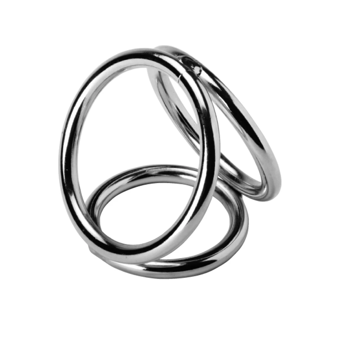 Master Series Chrome Triple Cock And Ball Ring 2 Master Series Chrome Triple Cock And Ball Ring - Image 2