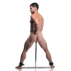 Master Series Squat Anal Impaler With Spreader Bar And Cuffs 14 Master Series Squat Anal Impaler With Spreader Bar And Cuffs -Boyz Shop BS AG449 Male Model 002