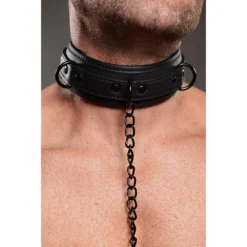 Master Series Collared Temptress Collar With Nipple Clamps 13 Master Series Collared Temptress Collar With Nipple Clamps -Boyz Shop BS AG936 Male Model 003