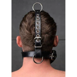 Strict Leather Bishop Head Harness Gag 5 Strict Leather Bishop Head Harness Gag -Boyz Shop BS LE400 Male Model 002