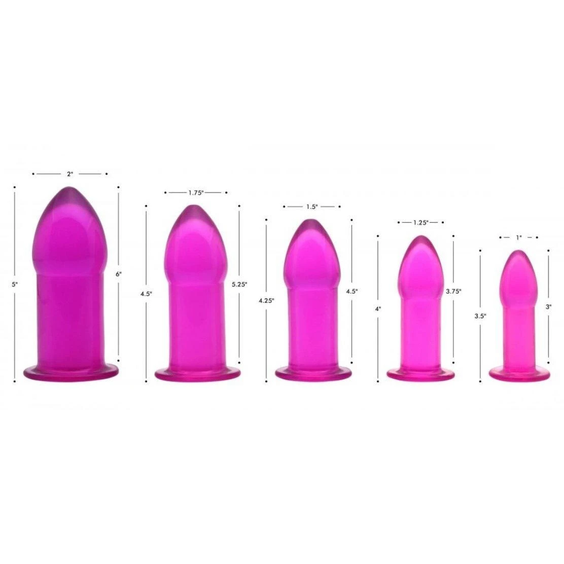Purple 5pc Anal Trainer Kit 5 Purple 5pc Anal Trainer Kit - Image 5