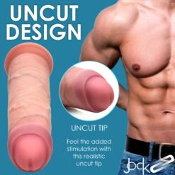 8.5 Inch Dual Density Uncut Dildo -Boyz Shop CN 09 0711 10 02
