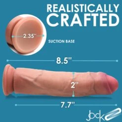 8.5 Inch Dual Density Uncut Dildo -Boyz Shop CN 09 0711 10 03