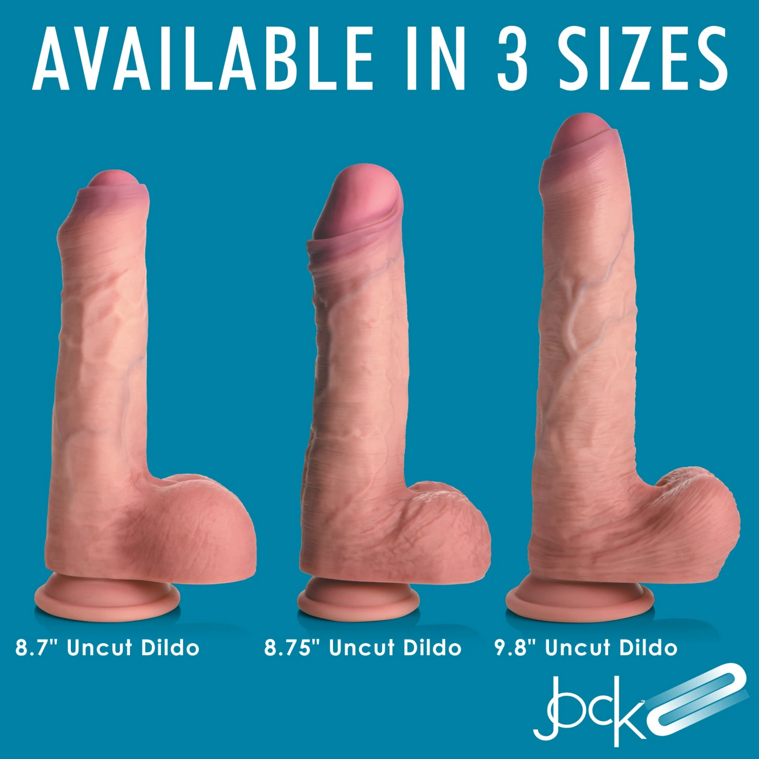 Uncut Dual Density Silicone Dildo W/ Balls 2 Uncut Dual Density Silicone Dildo W/ Balls - Image 2