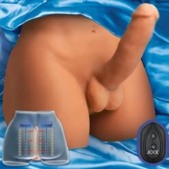 Auto-Squeezing And Vibrating Male Masturbator