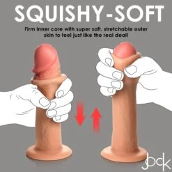 Real Skin Silicone Dildo 10 Real Skin Silicone Dildo -Boyz Shop CN 09 0943 10 05