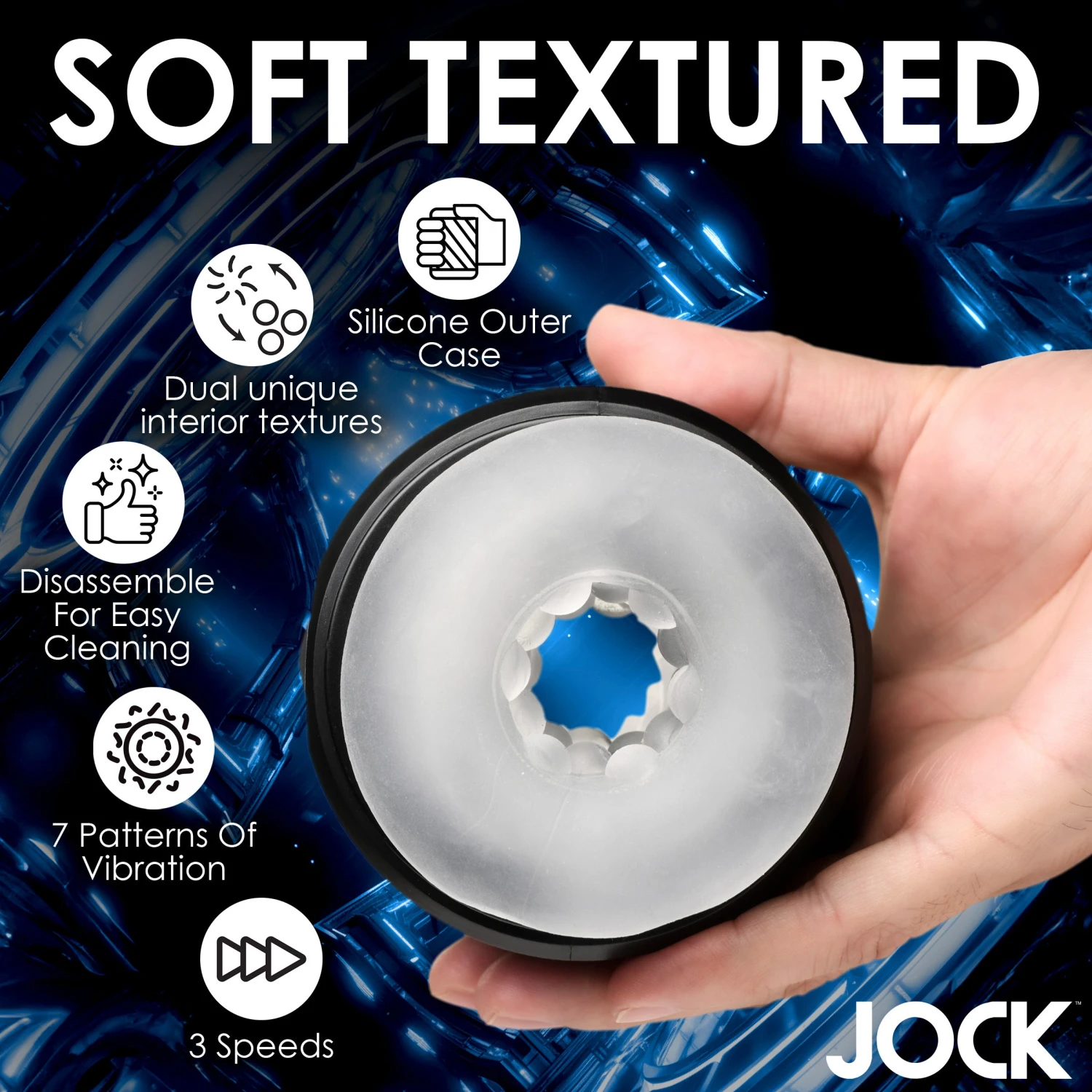 Vibrating Double Stroker 5 Vibrating Double Stroker - Image 5