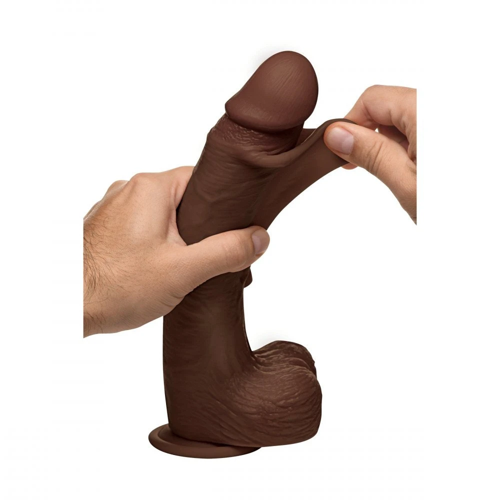 10 Inch Real Skin Silicone Dildo With Balls 6 10 Inch Real Skin Silicone Dildo With Balls - Image 6