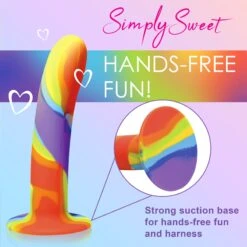 Rainbow Silicone Dildo 12 Rainbow Silicone Dildo -Boyz Shop CN 11 0433 88 05
